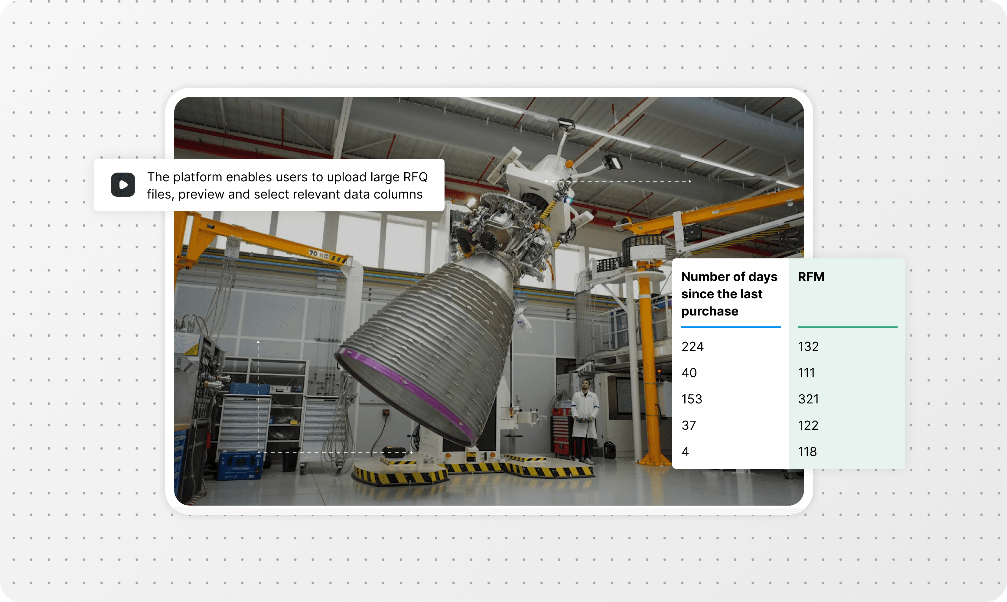 Process large RFQs, validate data, and analyze procurement cycles with AI.