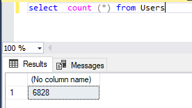 Select users request