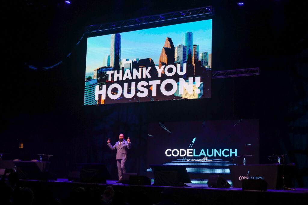 CodeLaunch HOU 2024 stage