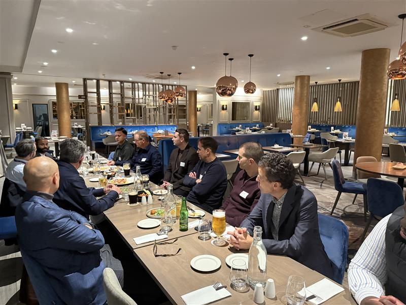 Tech leaders during a discussion on AI agents, ROI, and scalable systems at CTO Talks
